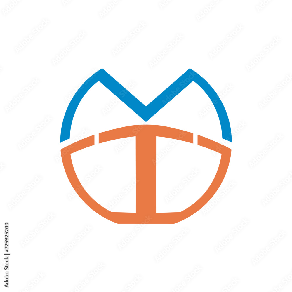 Initial Letter V T Logo Vector Design Initial Letter V T Logo Vector Design