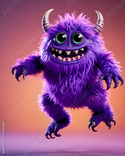 Happy Purple Monster  © Edward 