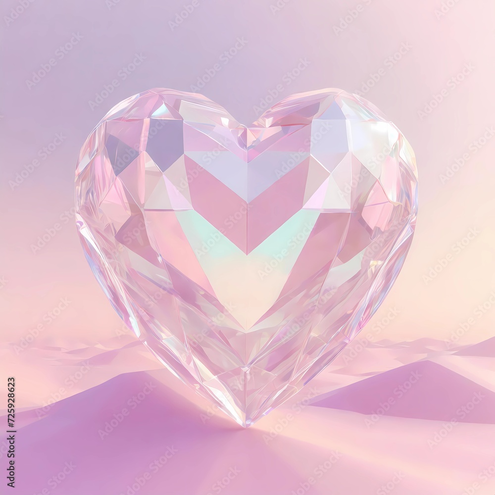 Crystal Heart: Facets of Love