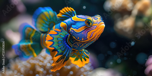 Beautiful Mandarin Fish! Captivating Colors and Patterns - Whether Closeup or in a Graceful Dance - Soft Natural Light