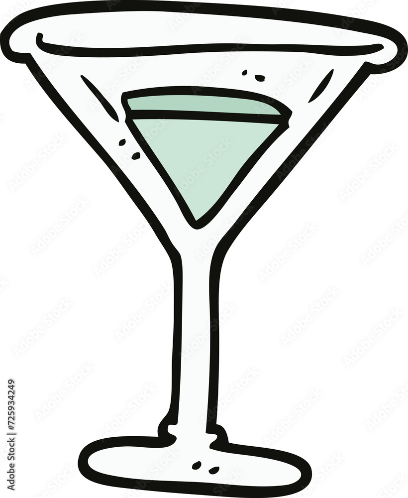 cartoon doodle martini cartoon doodle martini