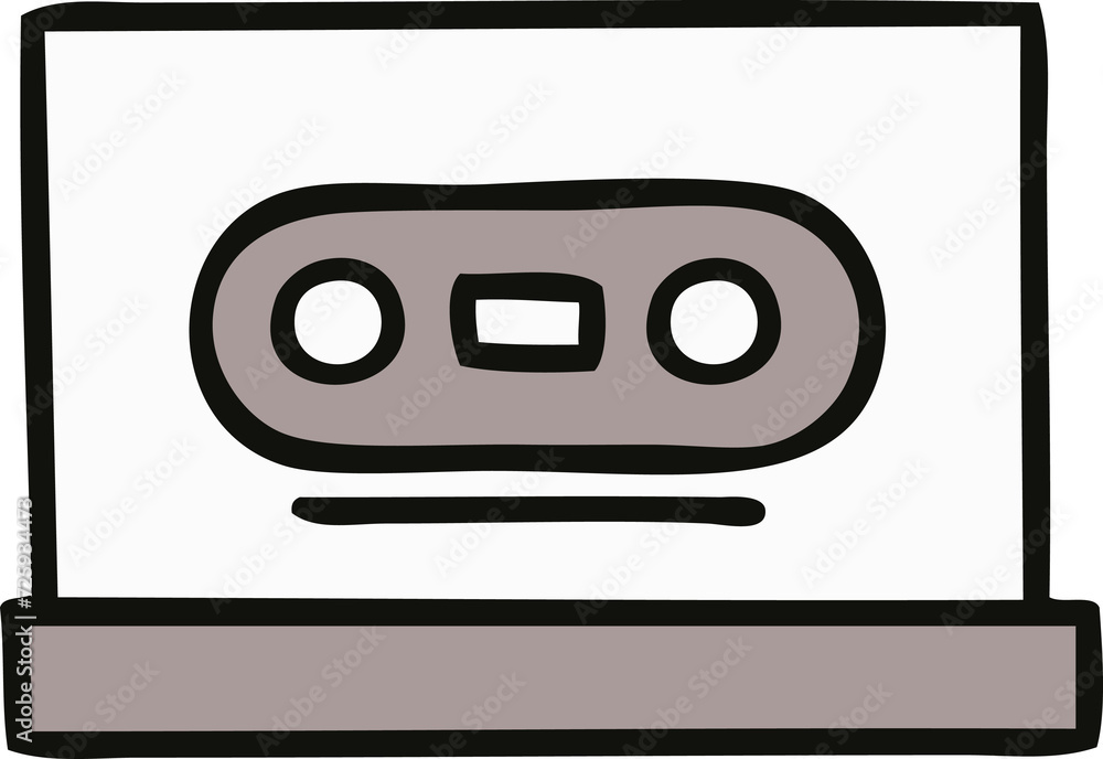 cute cartoon retro cassette cute cartoon retro cassette