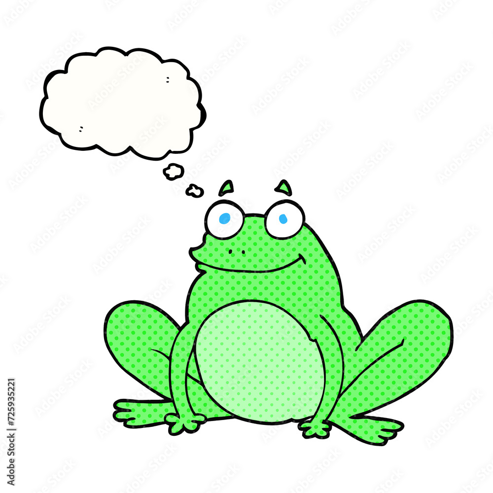 thought bubble cartoon happy frog thought bubble cartoon happy frog