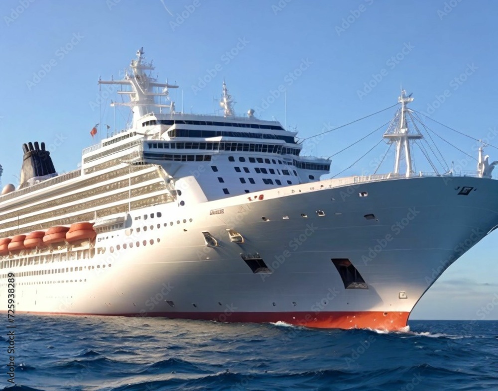 a large cruise ship