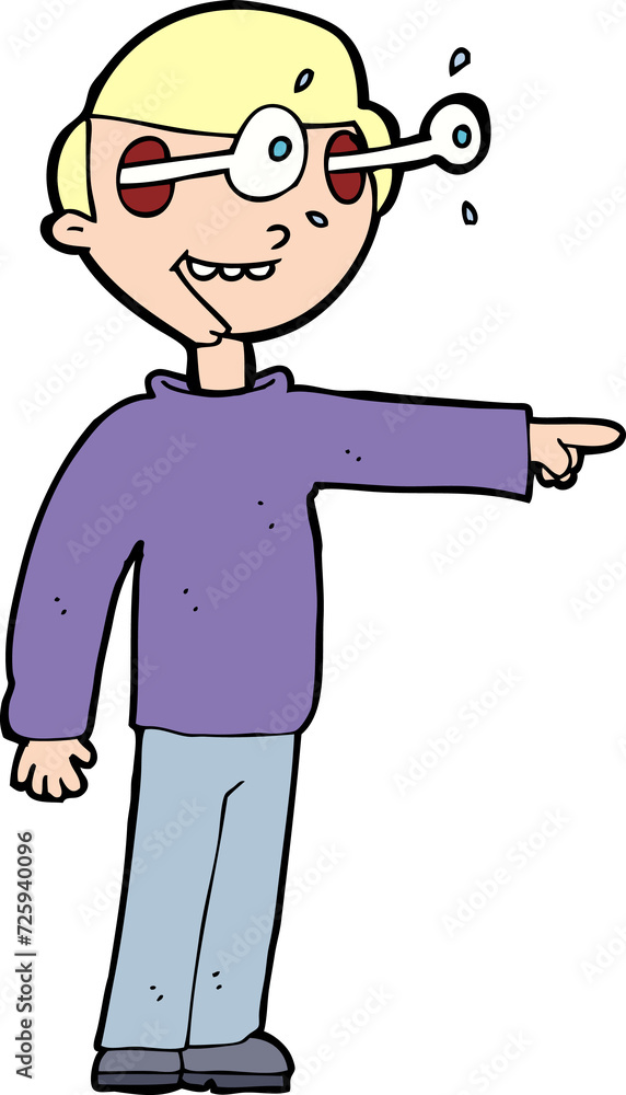 cartoon staring man cartoon staring man