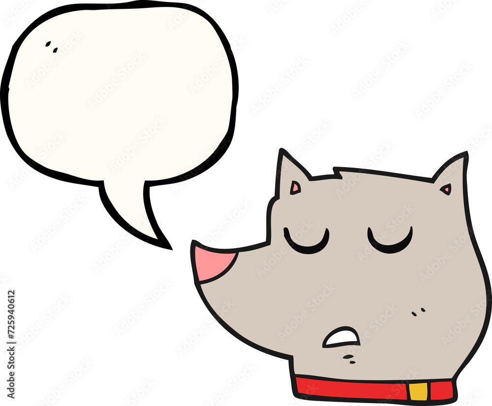 speech bubble cartoon dog speech bubble cartoon dog