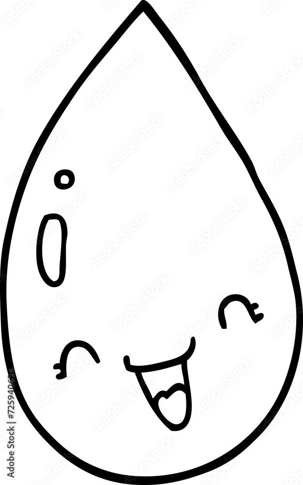 cartoon raindrop cartoon raindrop