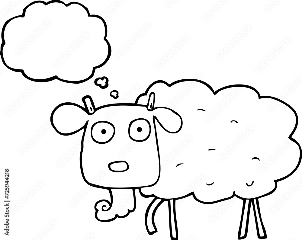 thought bubble cartoon goat thought bubble cartoon goat