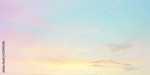 Soft pastel gradient background, blending pale pinks, blues, and yellows, evoking a serene, dreamy sky at dawn © BackgroundWorld