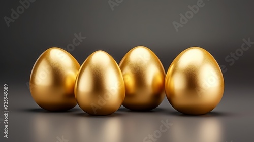 Five Golden Eggs Aligned in a Row