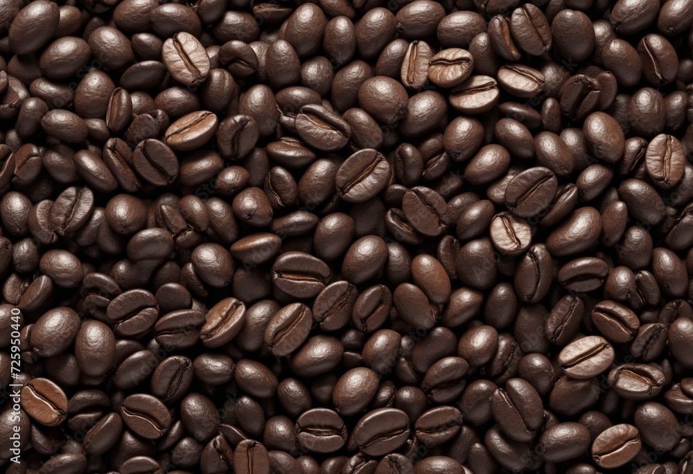 Fototapeta premium coffee beans - detail picture