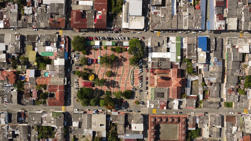 aerial photos of Colombia, landscapes, farms and urban areas