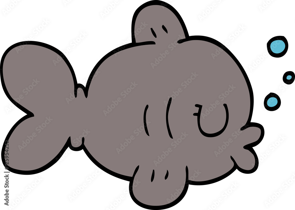 funny cartoon doodle fish funny cartoon doodle fish