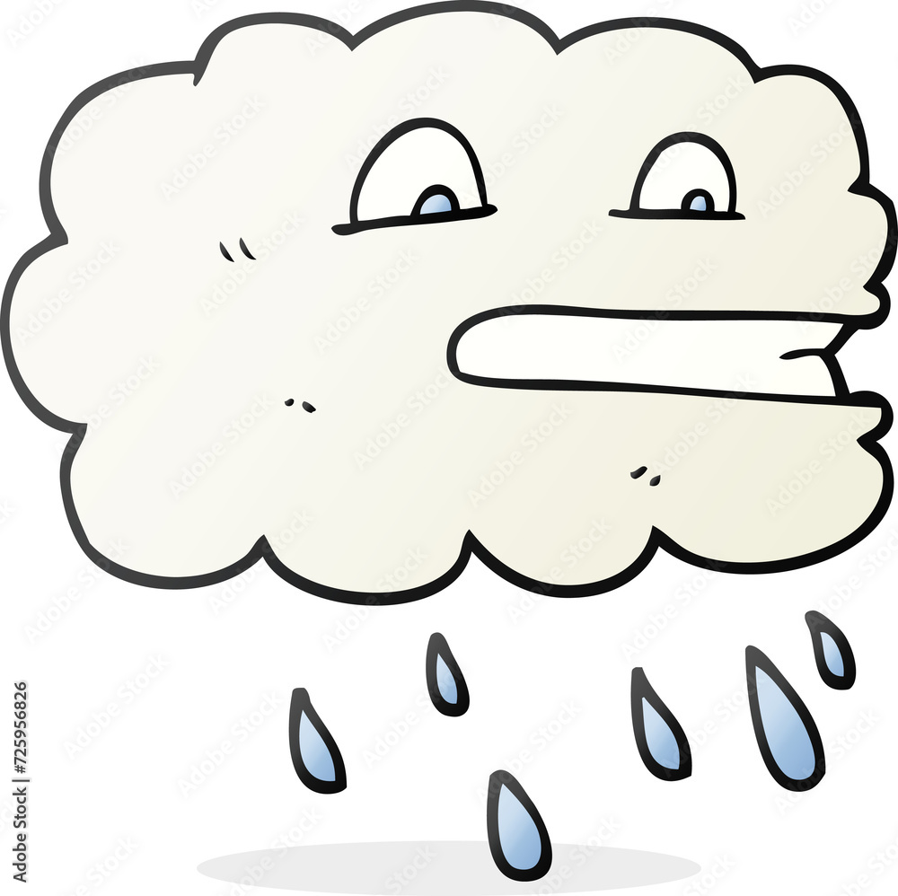 cartoon rain cloud cartoon rain cloud