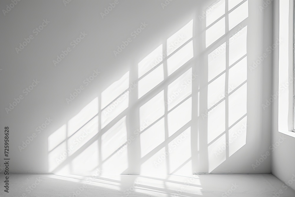 white window reflection on the wall or blank space white window reflection on the wall or blank space