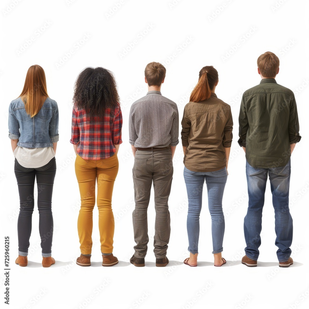 A Group of People Standing Together A Group of People Standing Together