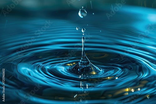 earth's water drop water drop