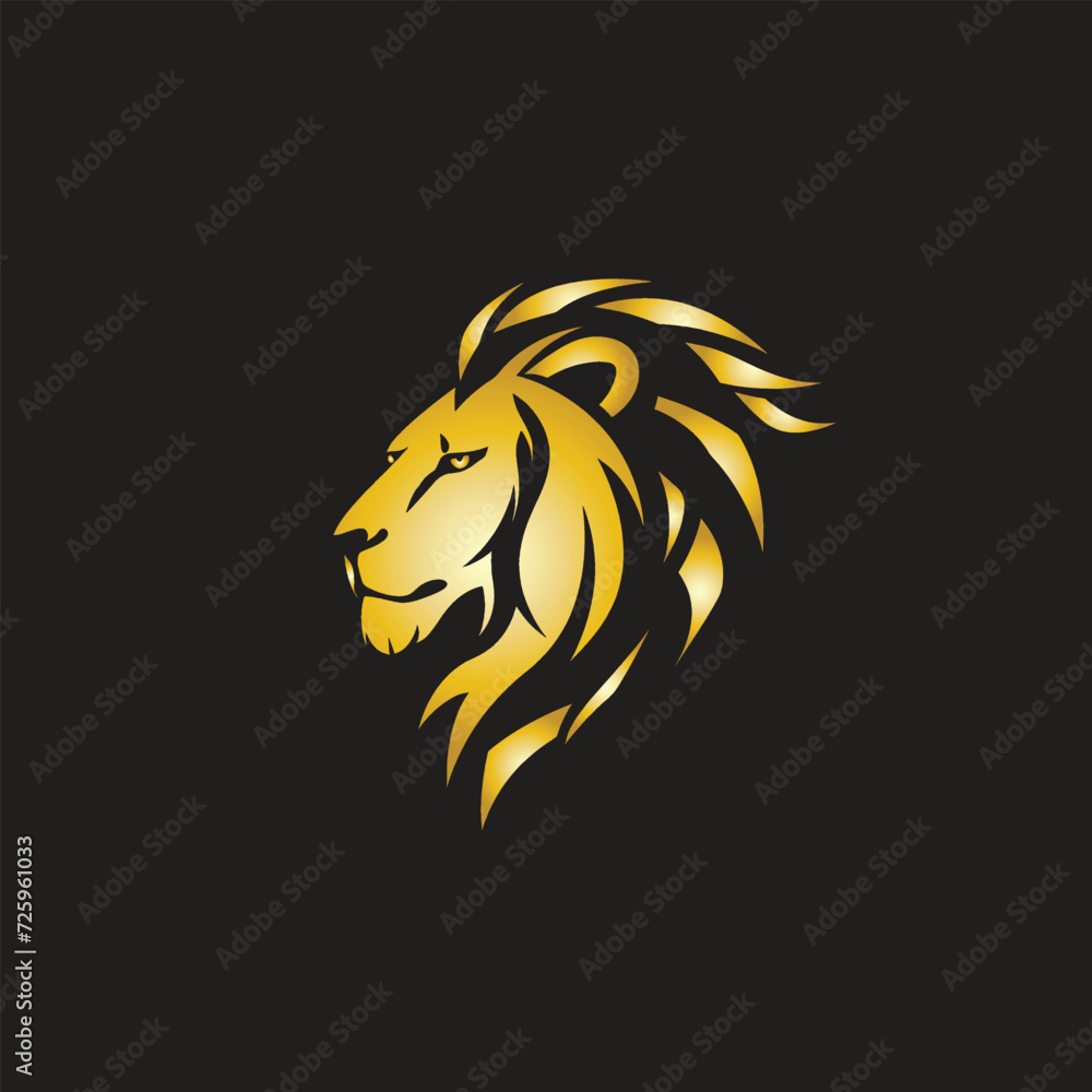 Fototapeta premium Majestic Mane Vector Log
