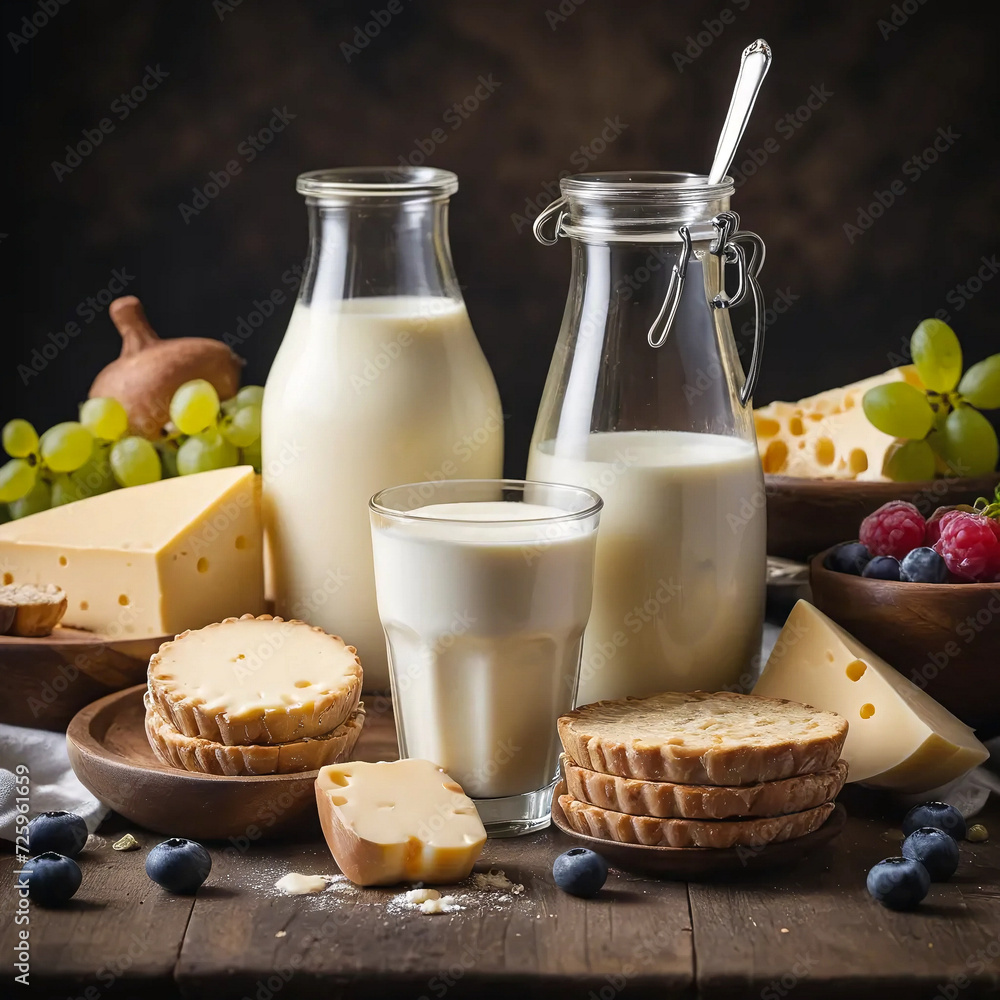 Milk, cheese and other dairy product composition Milk, cheese and other dairy product composition