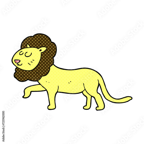 cartoon lion