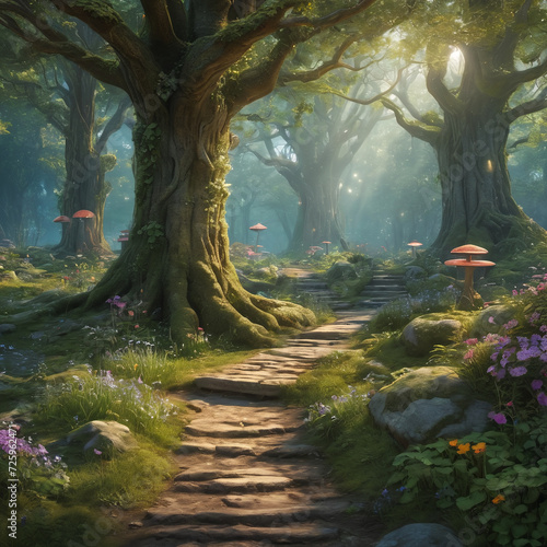 Beautiful fabolous fairy tale forest © Zsolt Biczó