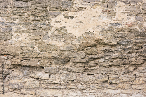 Wall of an ancient stone castle