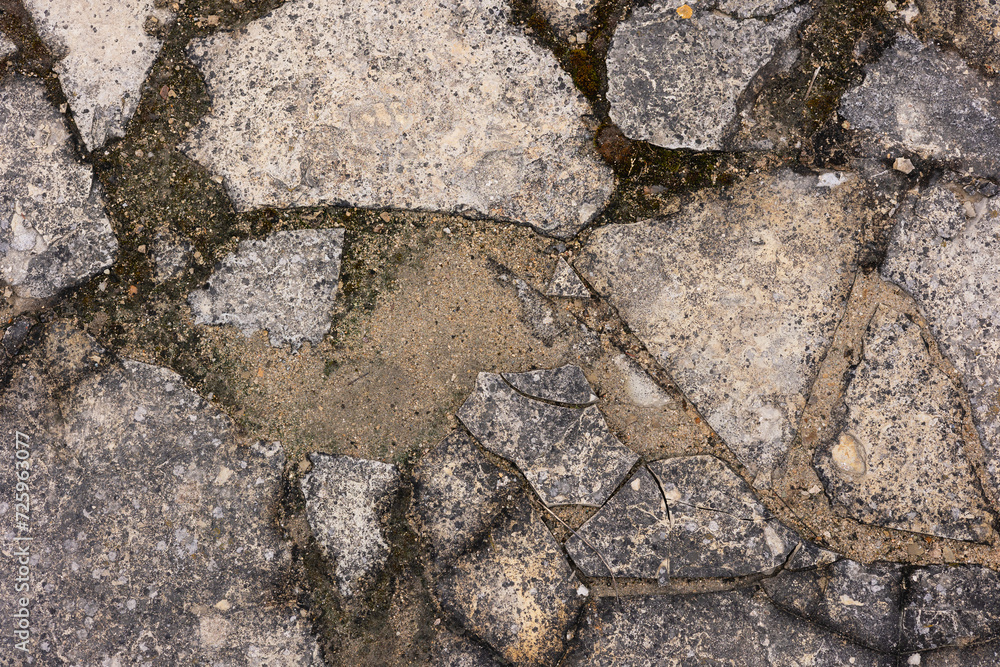 Obraz premium Old stone texture. Pavement background.