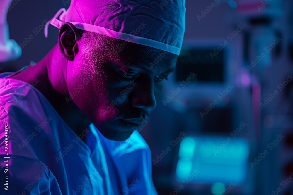 urgeon practicing an operation urgeon practicing an operation