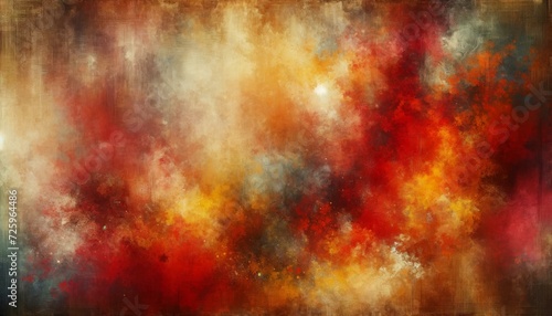 Abstract Artistic Background, Warm Color Palette