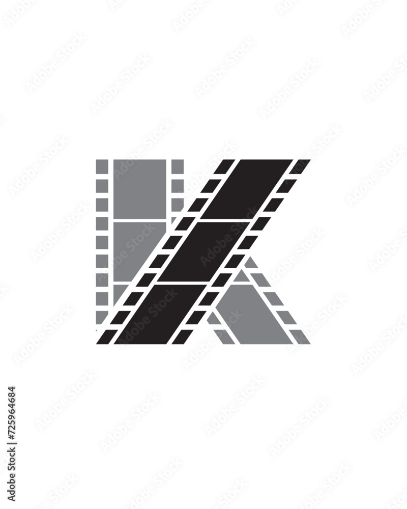 k film logo , photo logo vector