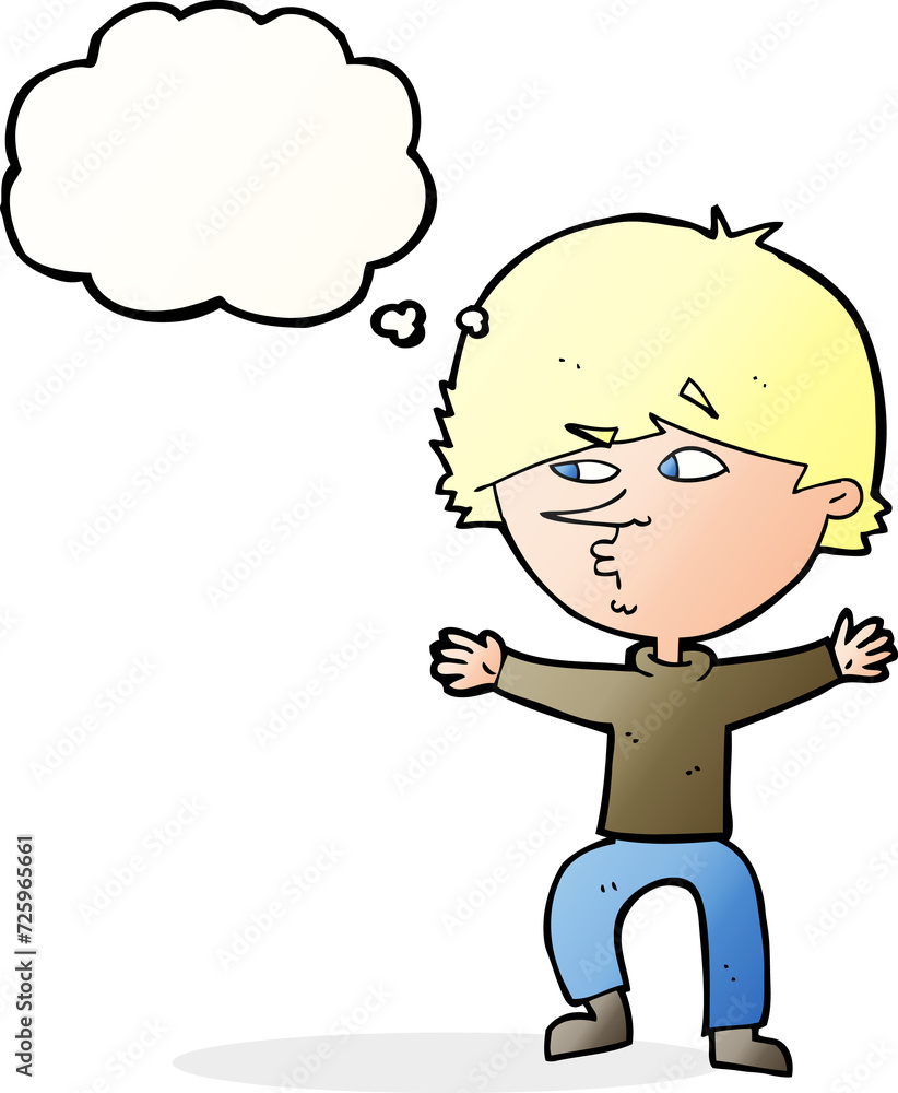 cartoon suspicious man with thought bubble cartoon suspicious man with thought bubble