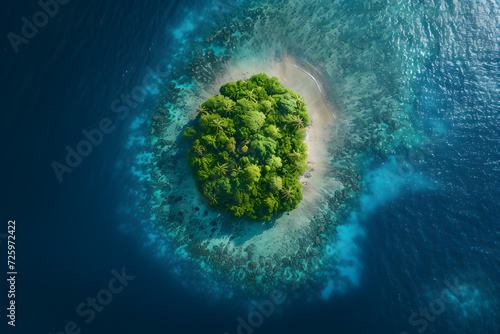 A Small Island Amidst the Vast Ocean