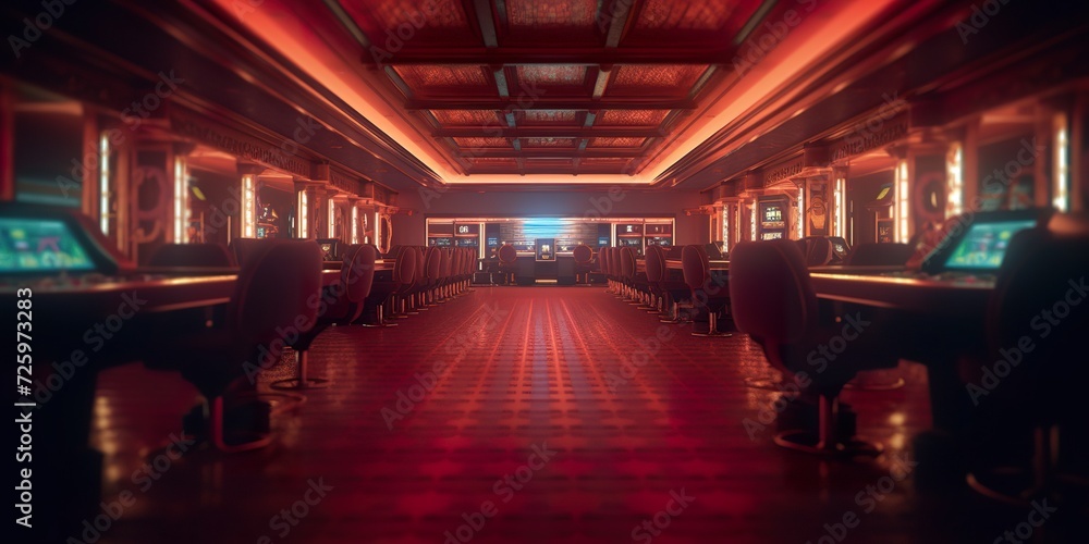 minimalistic design Casino interior
