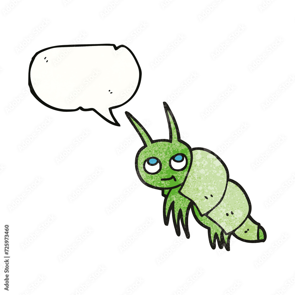 speech bubble textured cartoon little bug speech bubble textured cartoon little bug