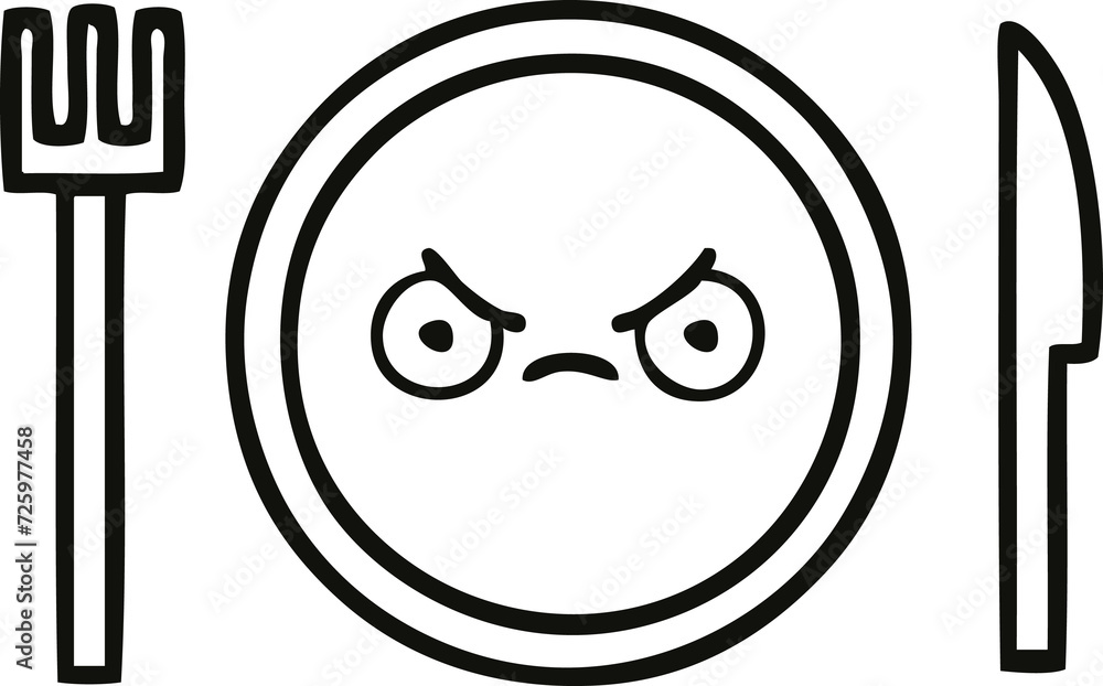line drawing cartoon dinner plate line drawing cartoon dinner plate