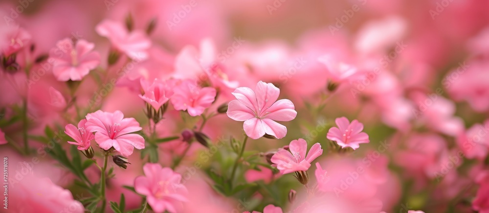 Various species of small, beautiful pink flowers are commonly found everywhere during their seasonal freshness. Various species of small, beautiful pink flowers are commonly found everywhere during their seasonal freshness.