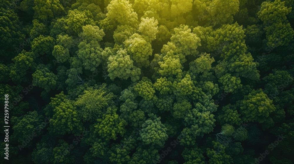 Aerial top view forest tree, Rainforest ecosystem and healthy environment concept background, Texture of green tree forest view from above, Beautiful sunrise over the mountains Aerial top view forest tree, Rainforest ecosystem and healthy environment concept background, Texture of green tree forest view from above, Beautiful sunrise over the mountains