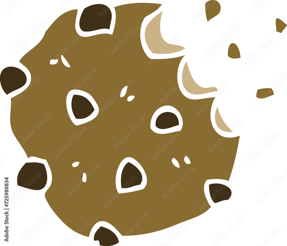 cartoon doodle chocolate biscuit cartoon doodle chocolate biscuit
