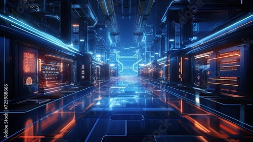 Digital Fort Knox: Securing Transactions in a Futuristic Data Citadel © Yaiza Canvas