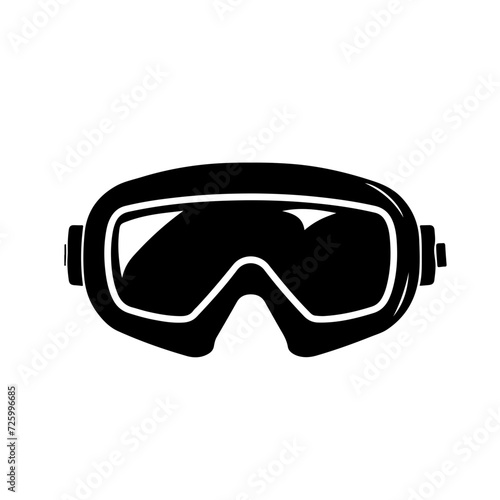 Goggles Logo Monochrome Design Style