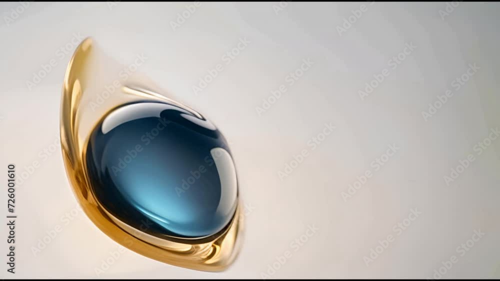 Water Drop with Alpha Channel on white background 3d render water blob ...