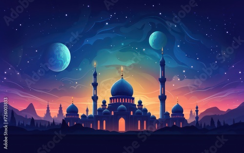 Fotografia Flat ramadan kareem illustration