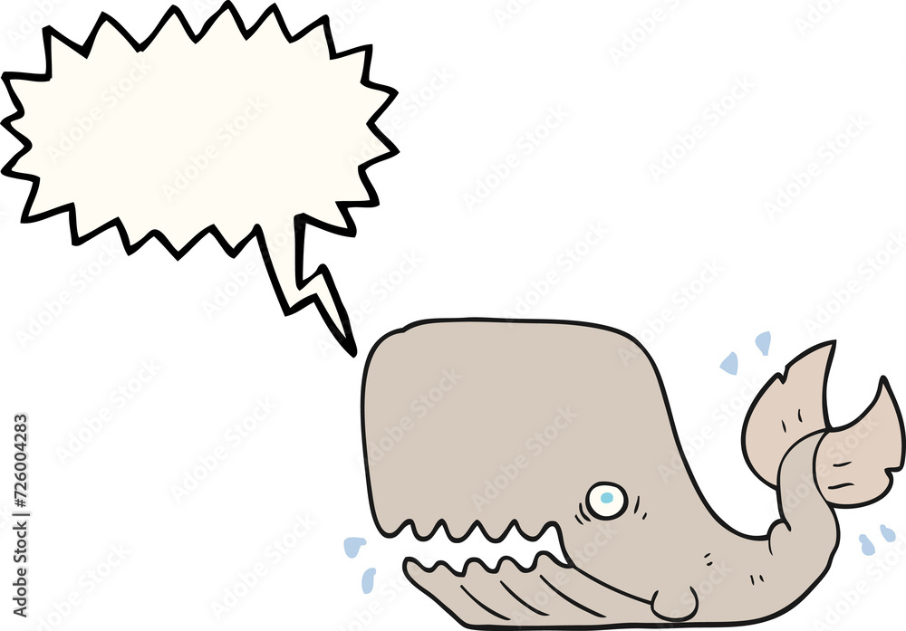 speech bubble cartoon angry whale speech bubble cartoon angry whale
