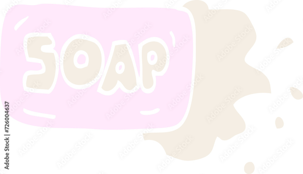 cartoon doodle bar of soap cartoon doodle bar of soap