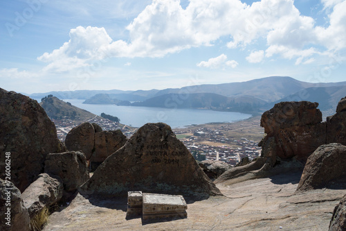 Place where llamas are sacrificed in Copacabana, Bolivia