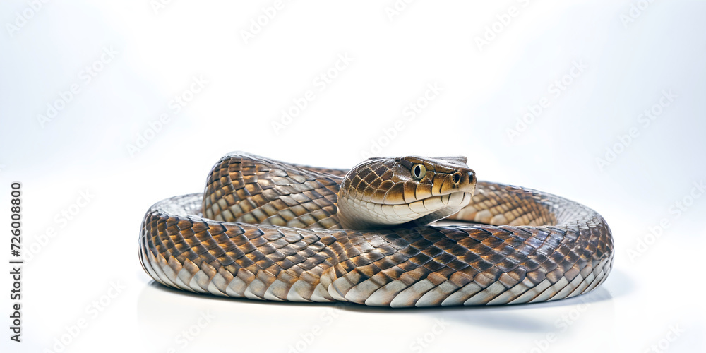 Obraz premium Panorama Chinese snake 2025.AI generated.