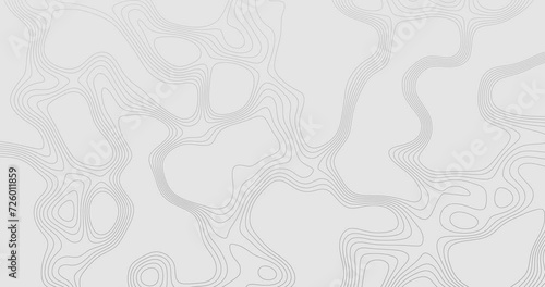 Contour Animation d'une carte topographique stylisée et d'une ligne géographique de relief montagneux, sur une toile de fond abstraite et ondulée présentant une carte quadrillée du terrain. photo