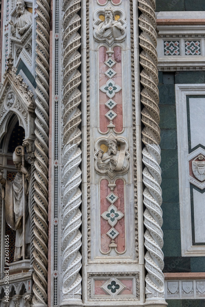 Parti della Chiesa di Santa Maria del Fiore (Duomo di Firenze), Italia Parti della Chiesa di Santa Maria del Fiore (Duomo di Firenze), Italia