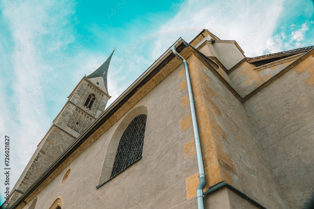 Church of St. Leonard in Austria.Church building in Gothic style