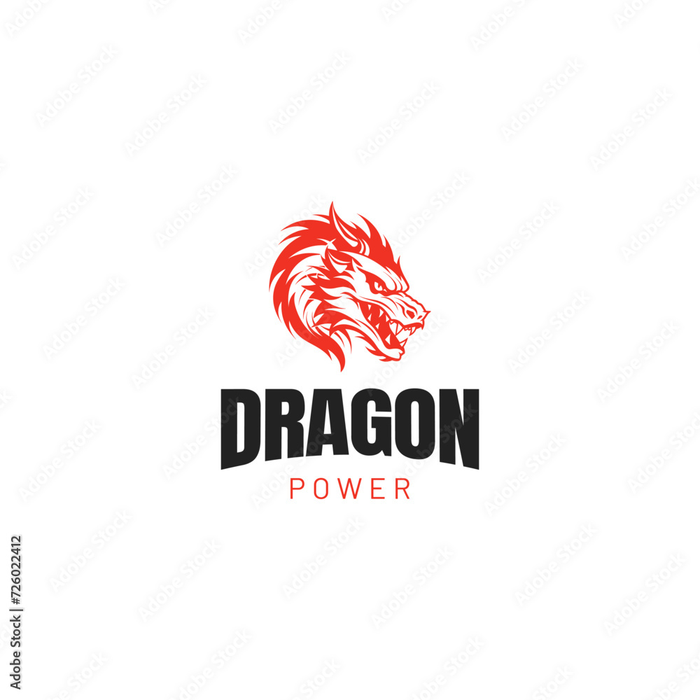 Dragon logo icons. Ancient mythical serpent symbol. Mythological beast sign. Dragon logo icons. Ancient mythical serpent symbol. Mythological beast sign.